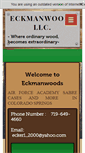 Mobile Screenshot of eckmanwoods.com